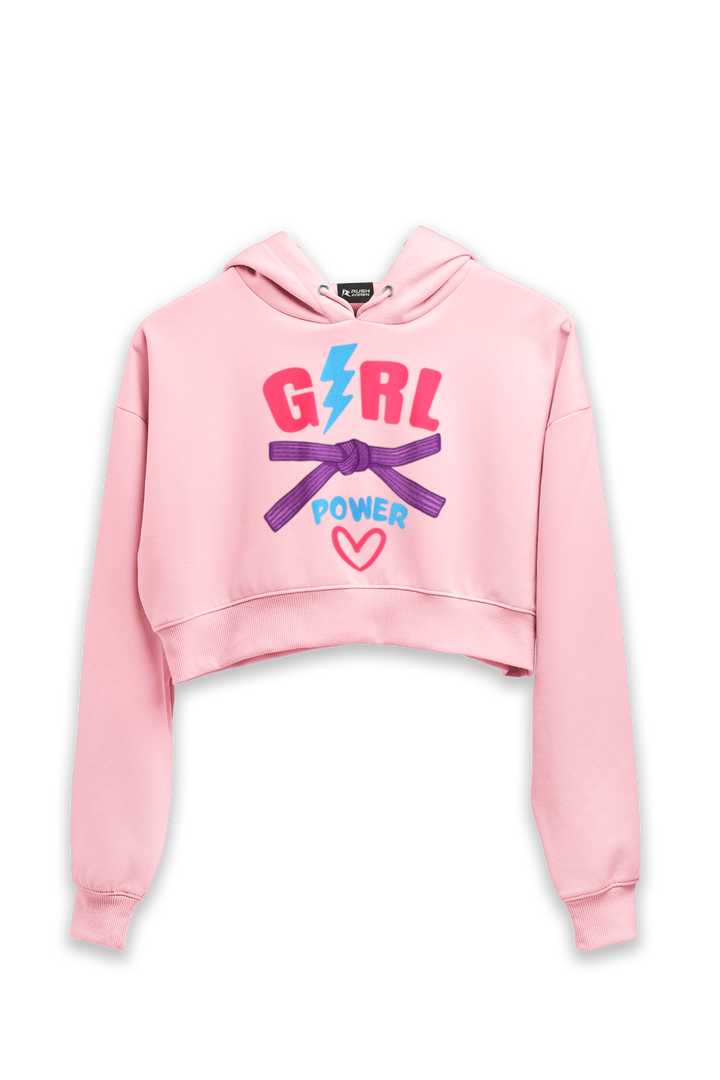 Girl Power Crop Hoodie