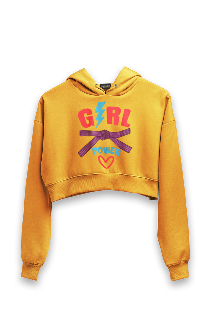 Girl Power Crop Hoodie