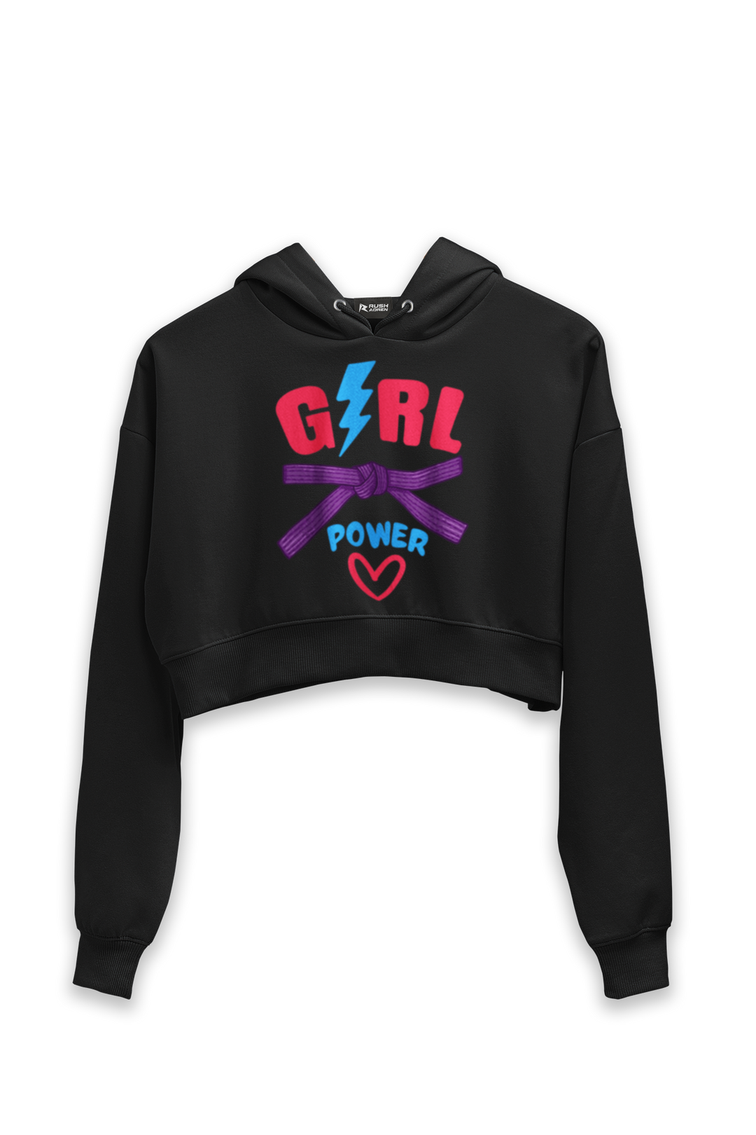 Girl Power Crop Hoodie