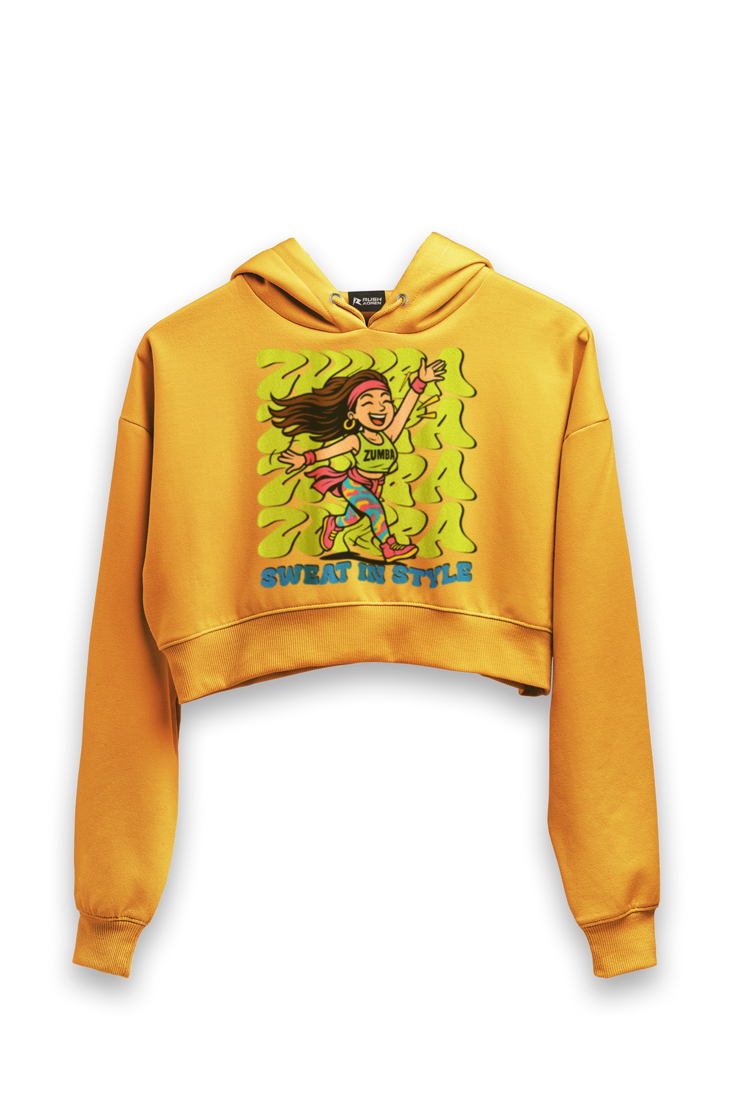 Zumba Sweat in Style - Female Cropped Hoodie