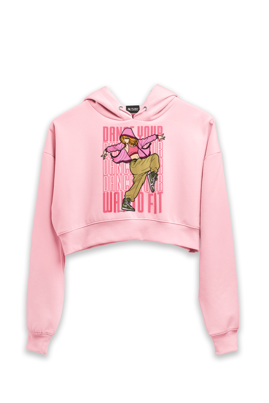 Dance Your Way of Fit - Female Cropped Hoodie