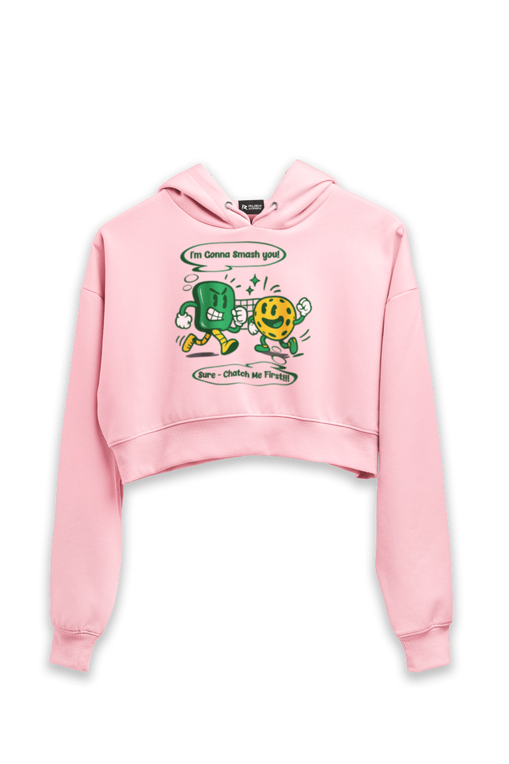 I'm Gonna Smash You! - Female Cropped Hoodie