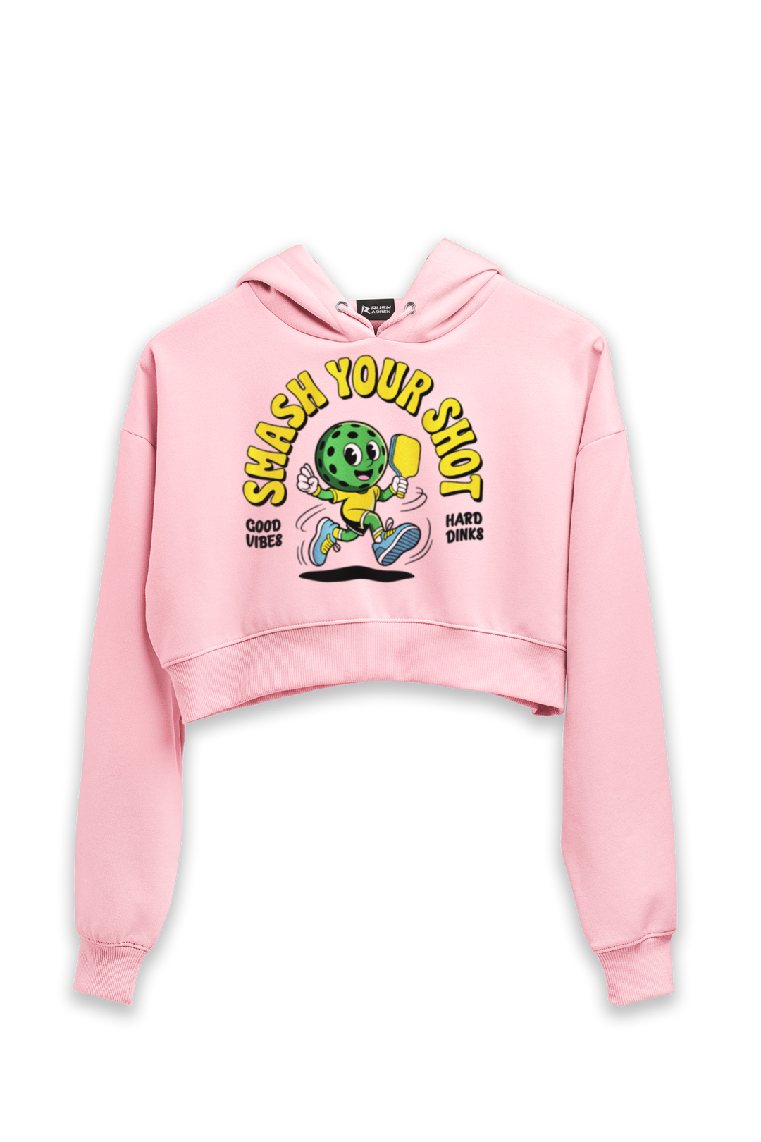 Smash Your Shot - Female Cropped Hoodie