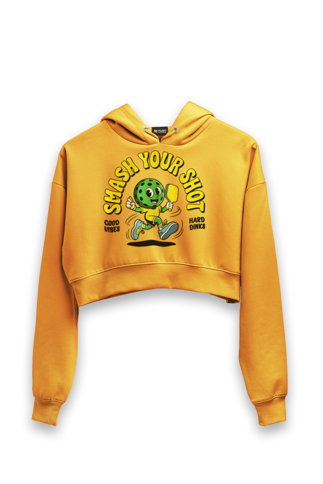 Smash Your Shot - Female Cropped Hoodie