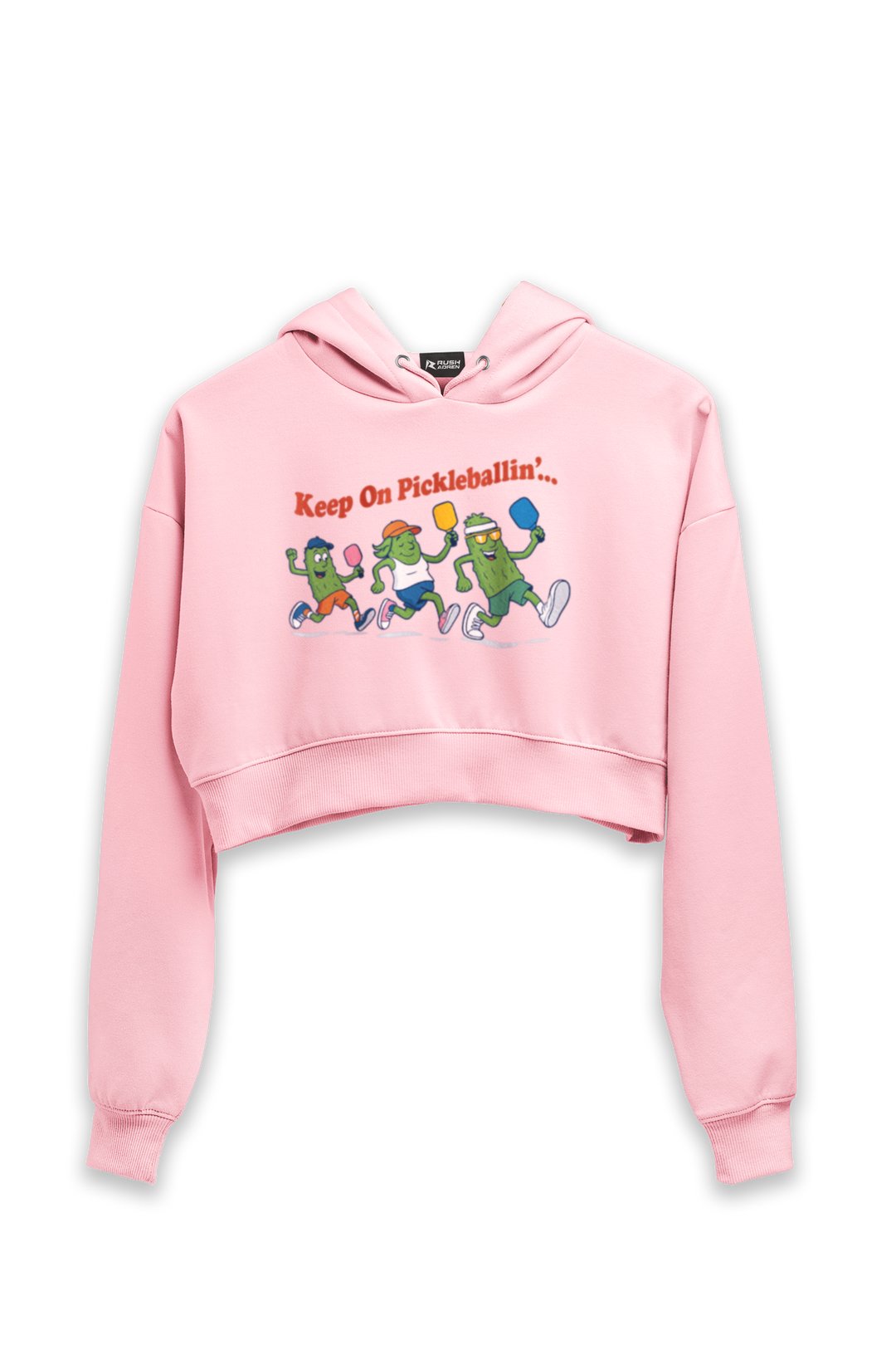 Keep On Pickleballin - Female Cropped Hoodie
