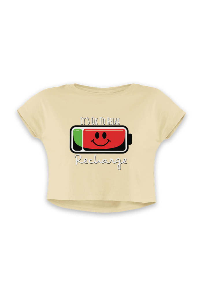 It’s OK to Relax Recharge Crop Top