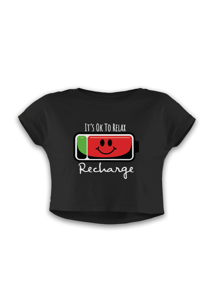 It’s OK to Relax Recharge Crop Top