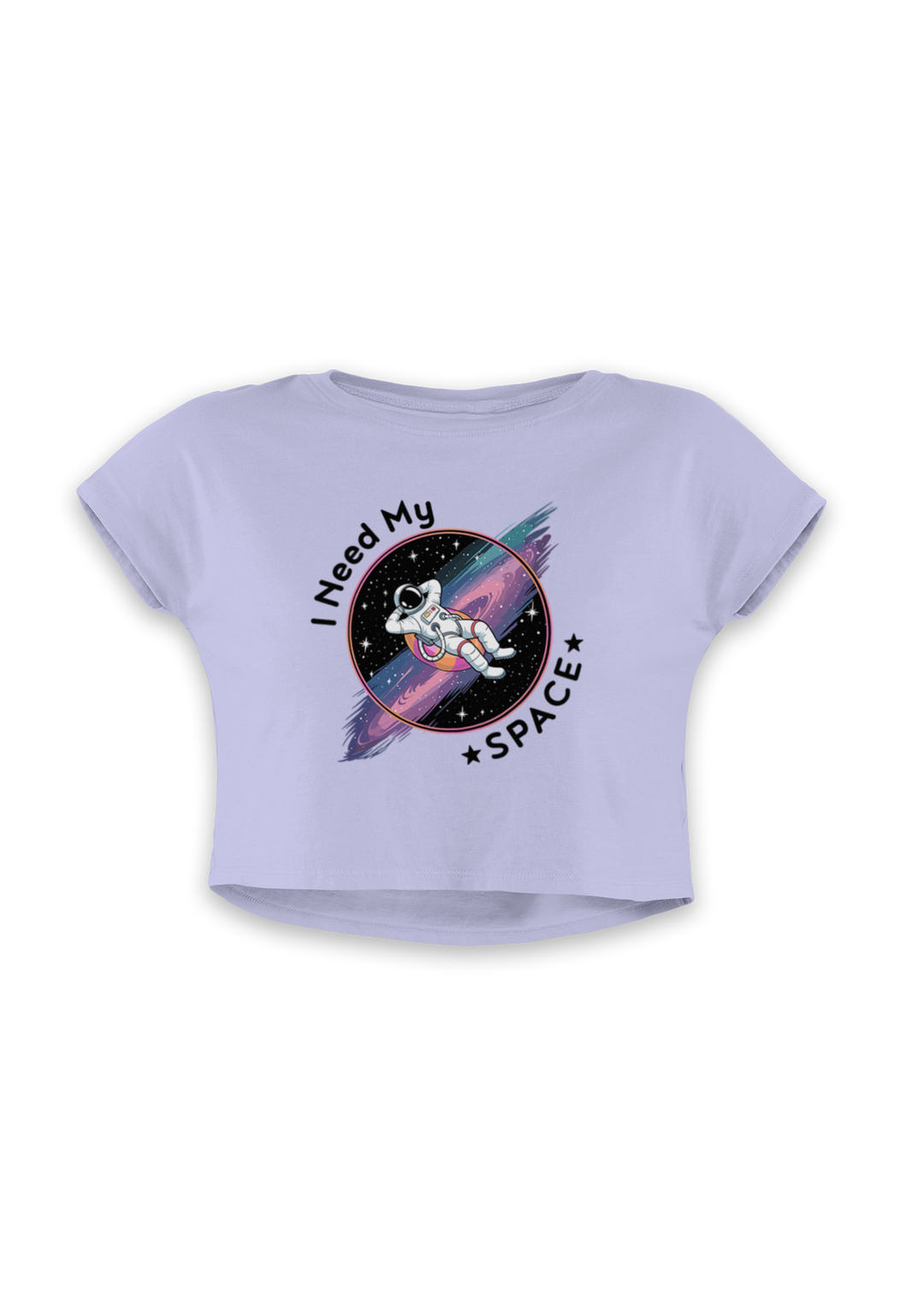 I Need My Space Astronaut Crop Top