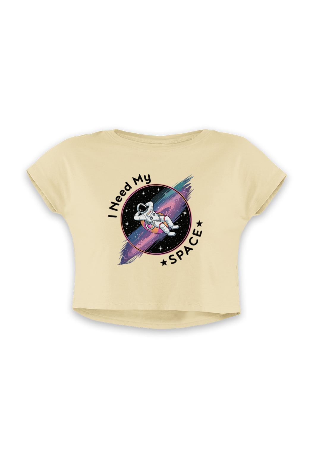 I Need My Space Astronaut Crop Top