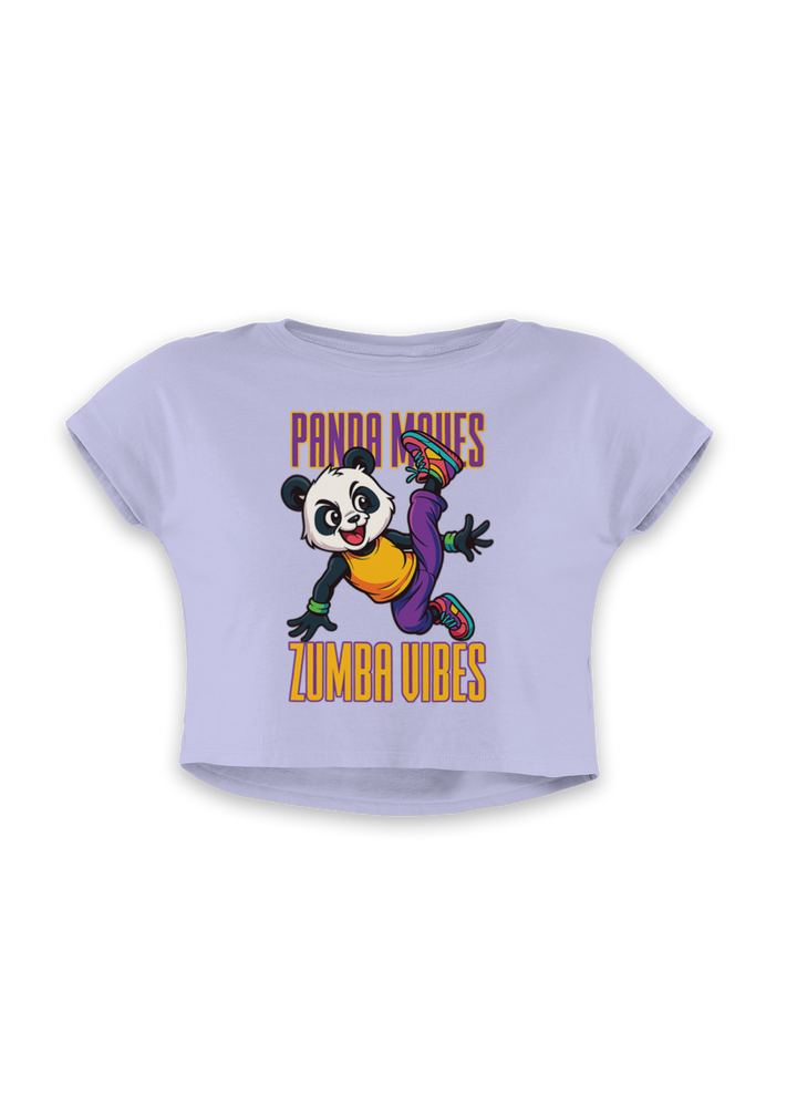 Panda Moves Zumba Vibes - Crop Top