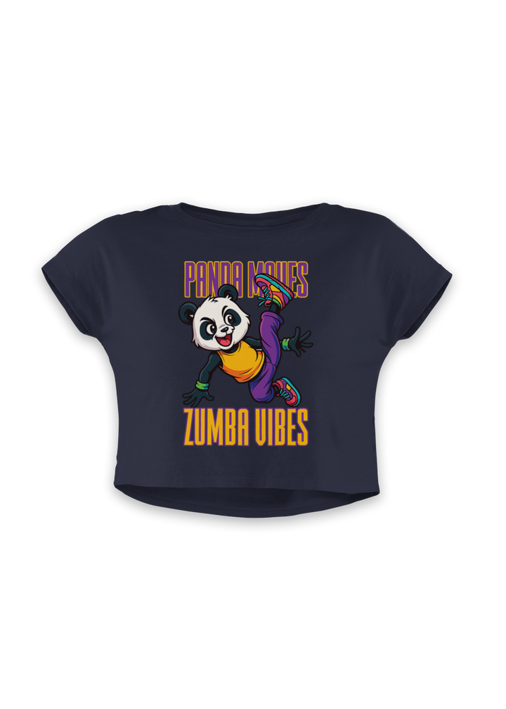 Panda Moves Zumba Vibes - Crop Top