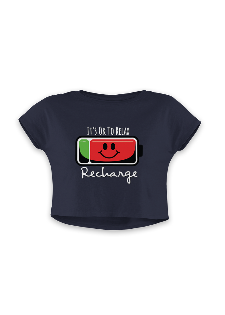 It’s OK to Relax Recharge Crop Top