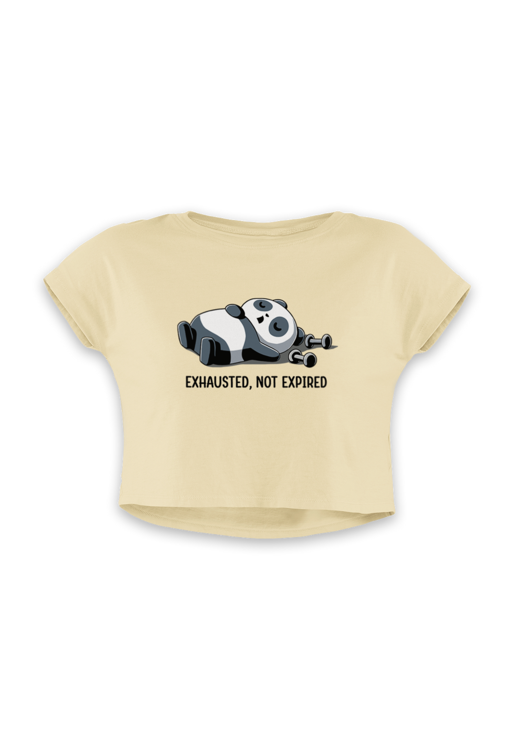Exhausted, Not Expired - Women's Crop Top