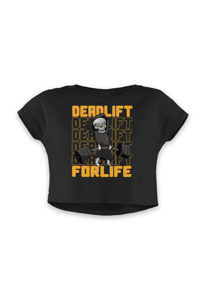 Dead lift for Life - Women's Crop Top