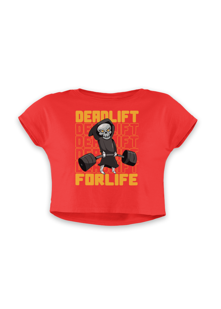 Dead lift for Life - Women's Crop Top