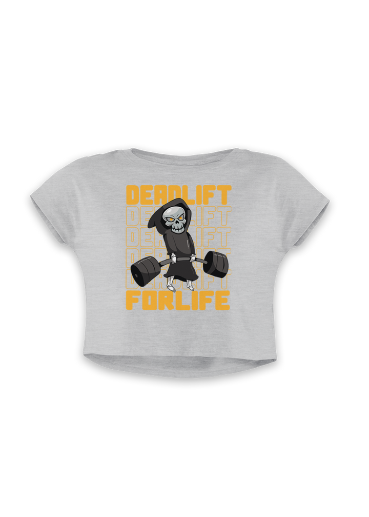Dead lift for Life - Women's Crop Top