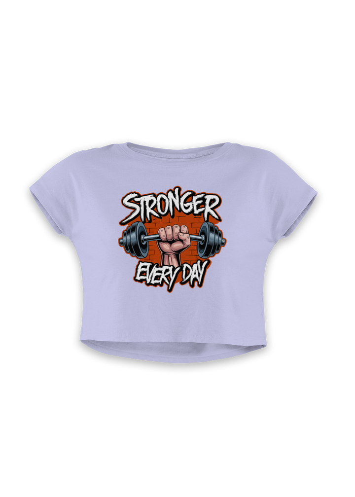 Stronger Every Day - Women's  Crop Top
