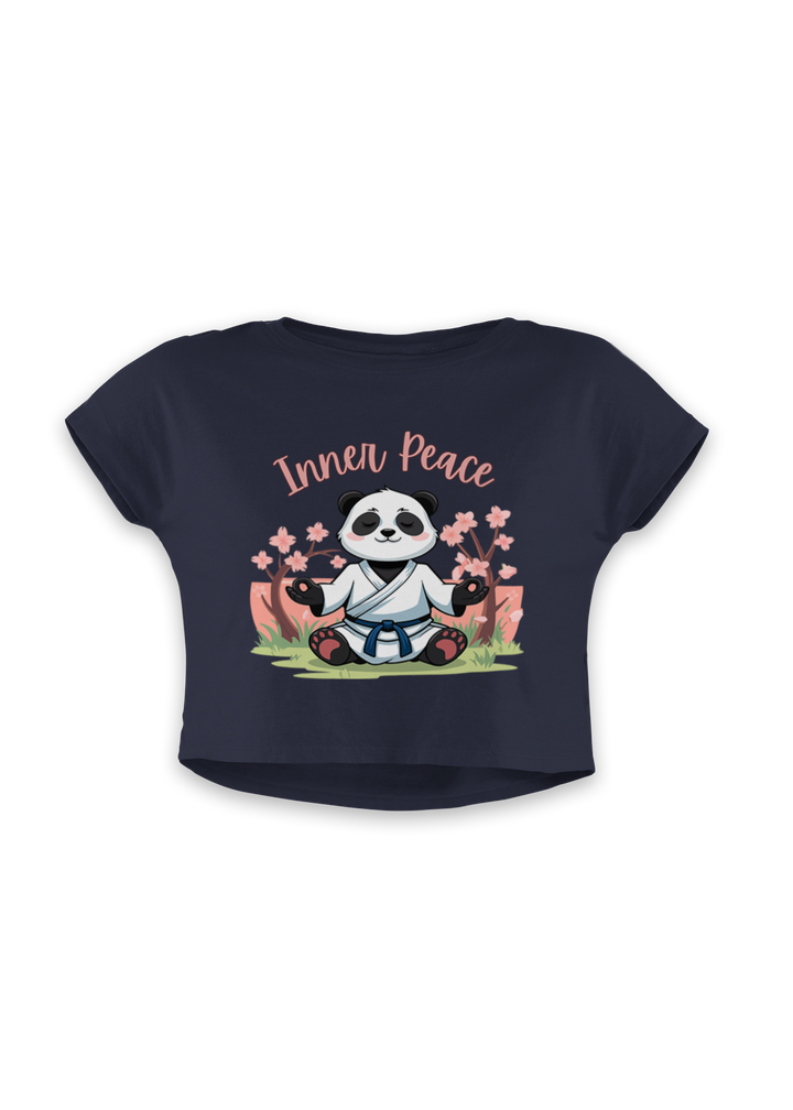 Zen Spirit Panda Crop Top