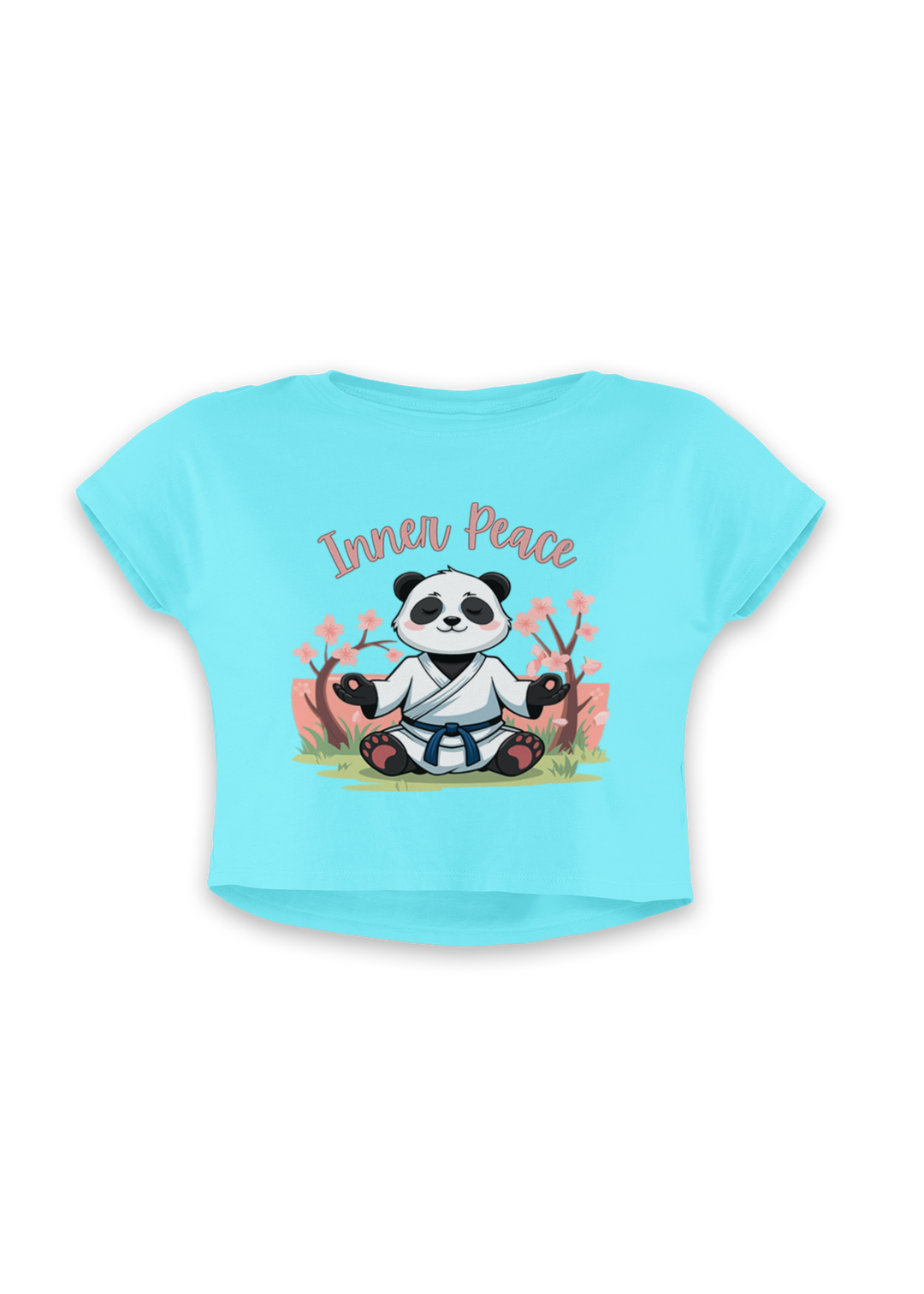 Zen Spirit Panda Crop Top