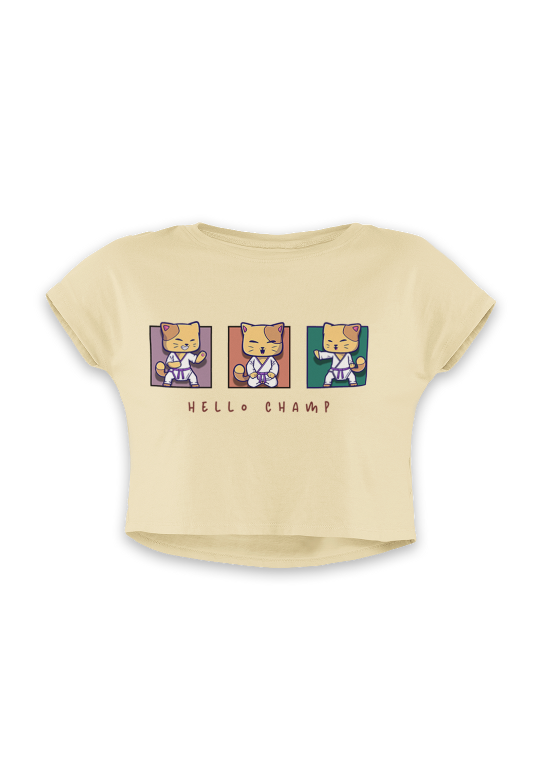 Women's Hello Champ Crop Top