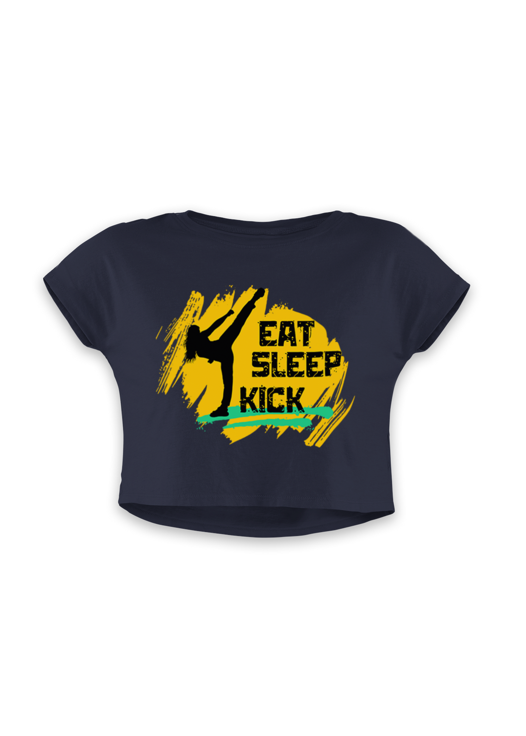 Women's Eat Sleep Kick Crop Top