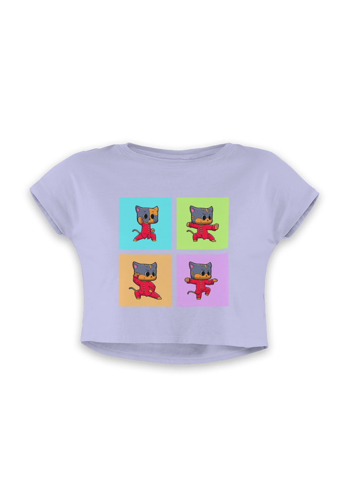 The Karate Cat Crop Top