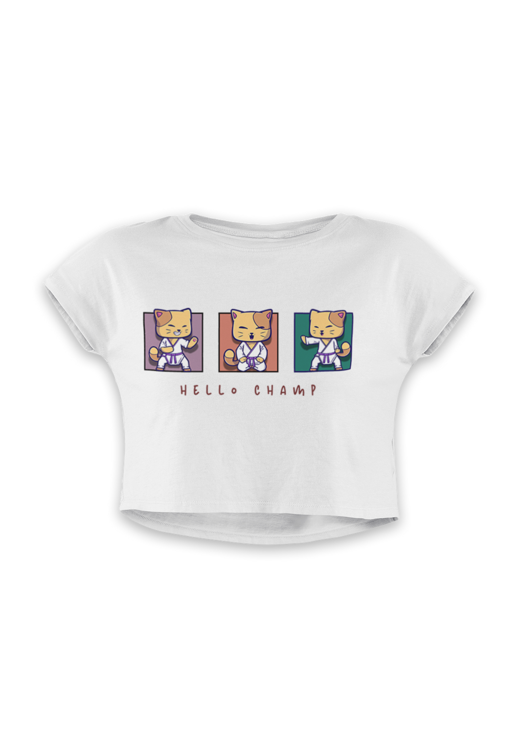 Women's Hello Champ Crop Top