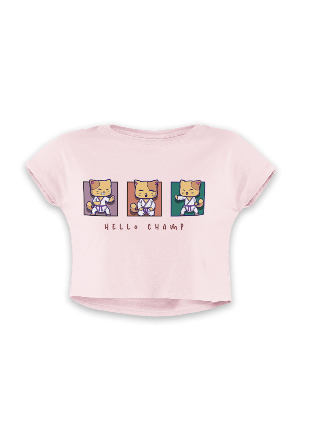 Women's Hello Champ Crop Top