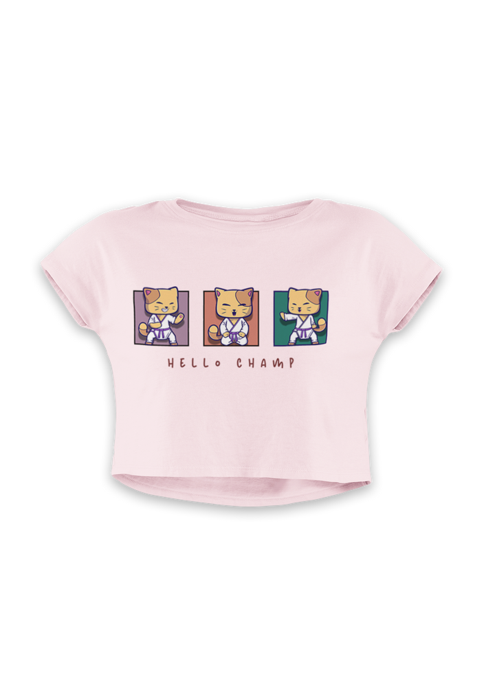 Women's Hello Champ Crop Top
