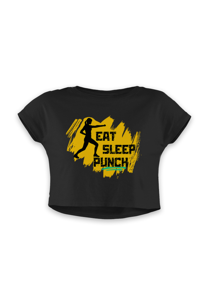 Eat Sleep Punch Crop Top