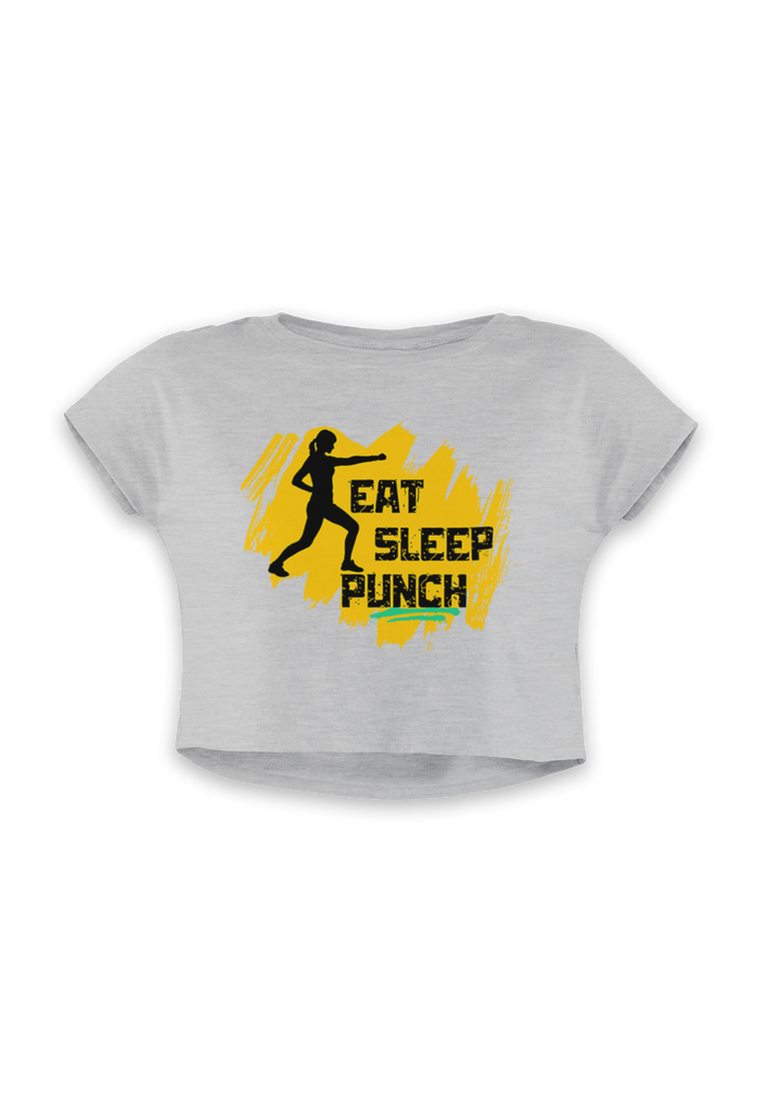 Eat Sleep Punch Crop Top