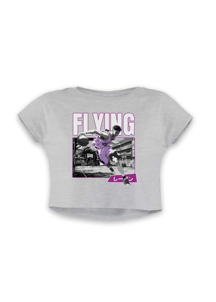 Flying Basketball Anime - Women's Crop Top