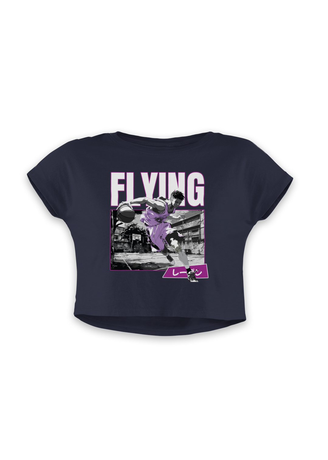 Flying Basketball Anime - Women's Crop Top
