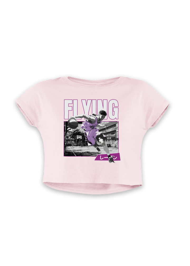 Flying Basketball Anime - Women's Crop Top