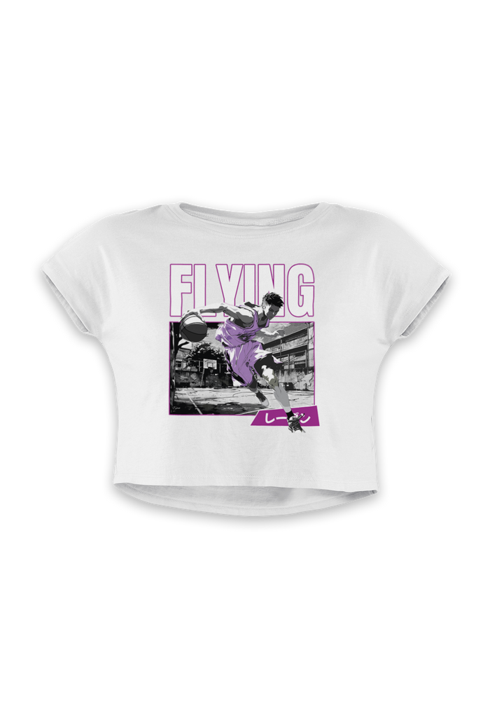 Flying Basketball Anime - Women's Crop Top