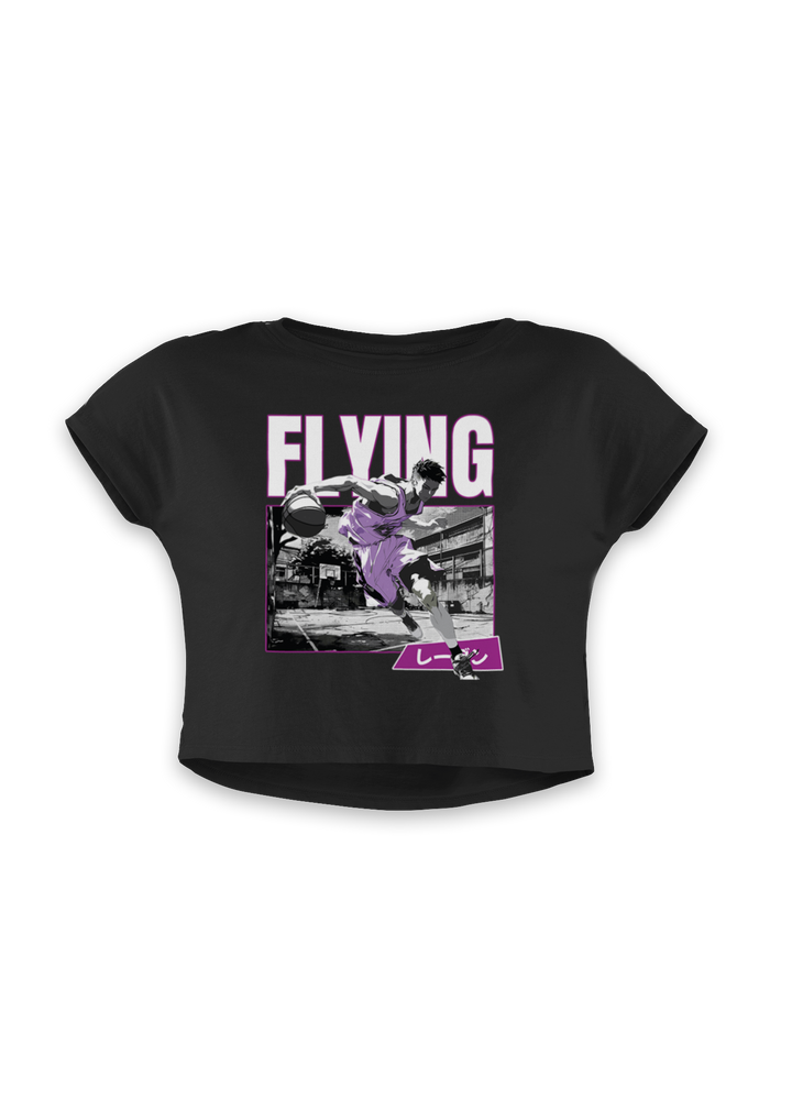 Flying Basketball Anime - Women's Crop Top
