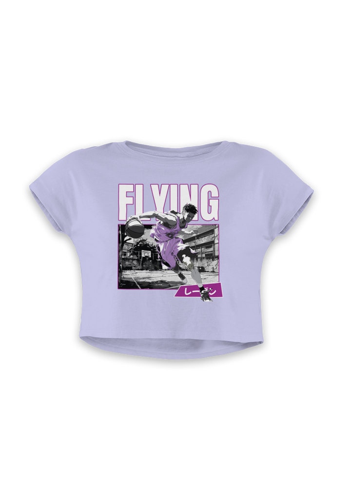 Flying Basketball Anime - Women's Crop Top