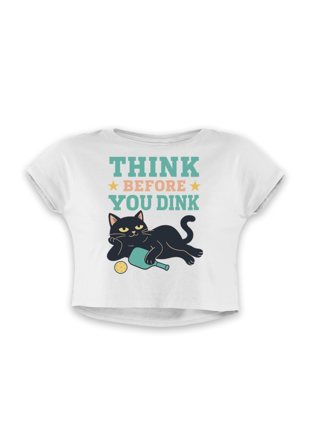 Think Before You Dink - Women's Crop Top