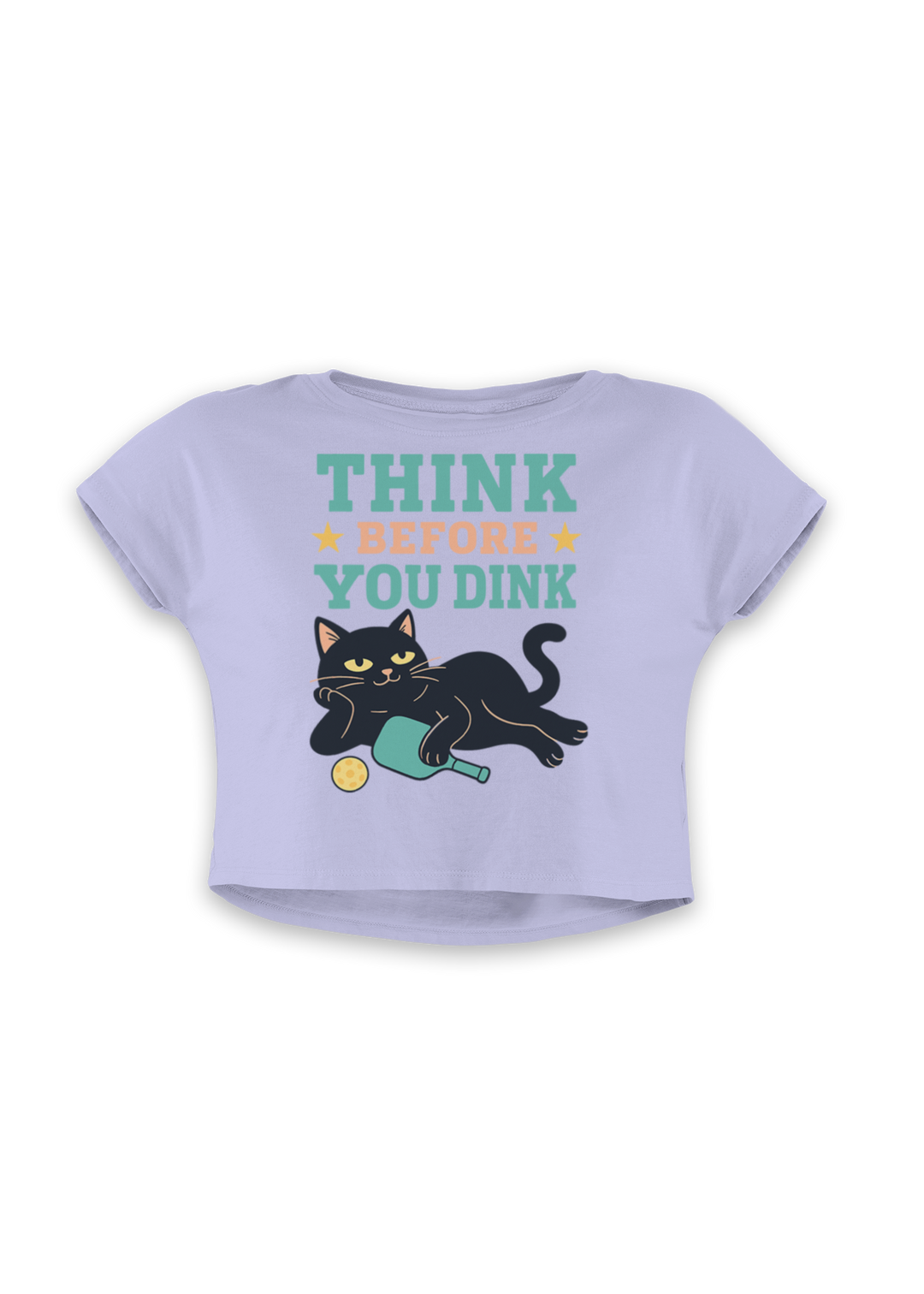 Think Before You Dink - Women's Crop Top