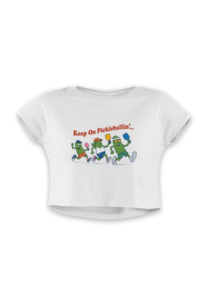Keep On Pickleballin - Crop Top