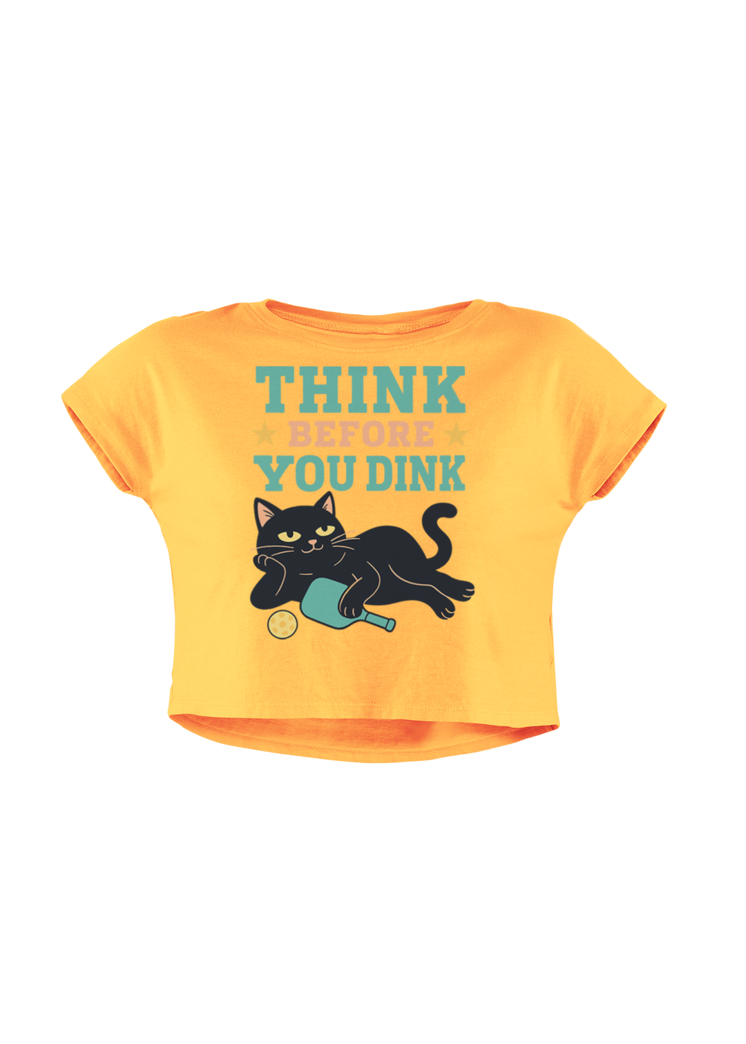 Think Before You Dink - Women's Crop Top