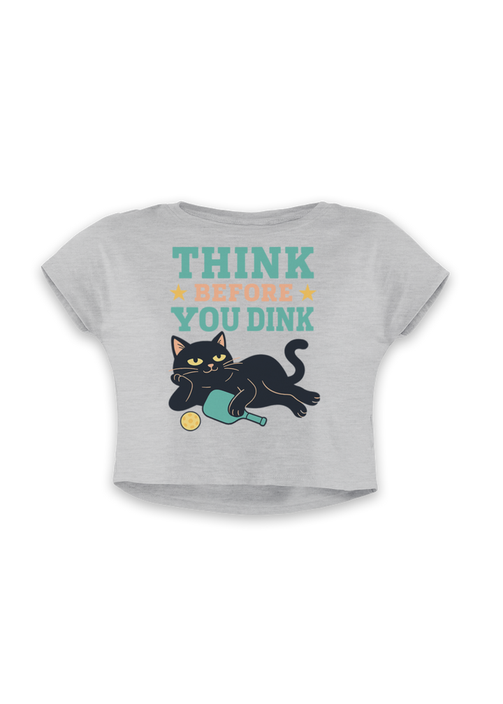 Think Before You Dink - Women's Crop Top