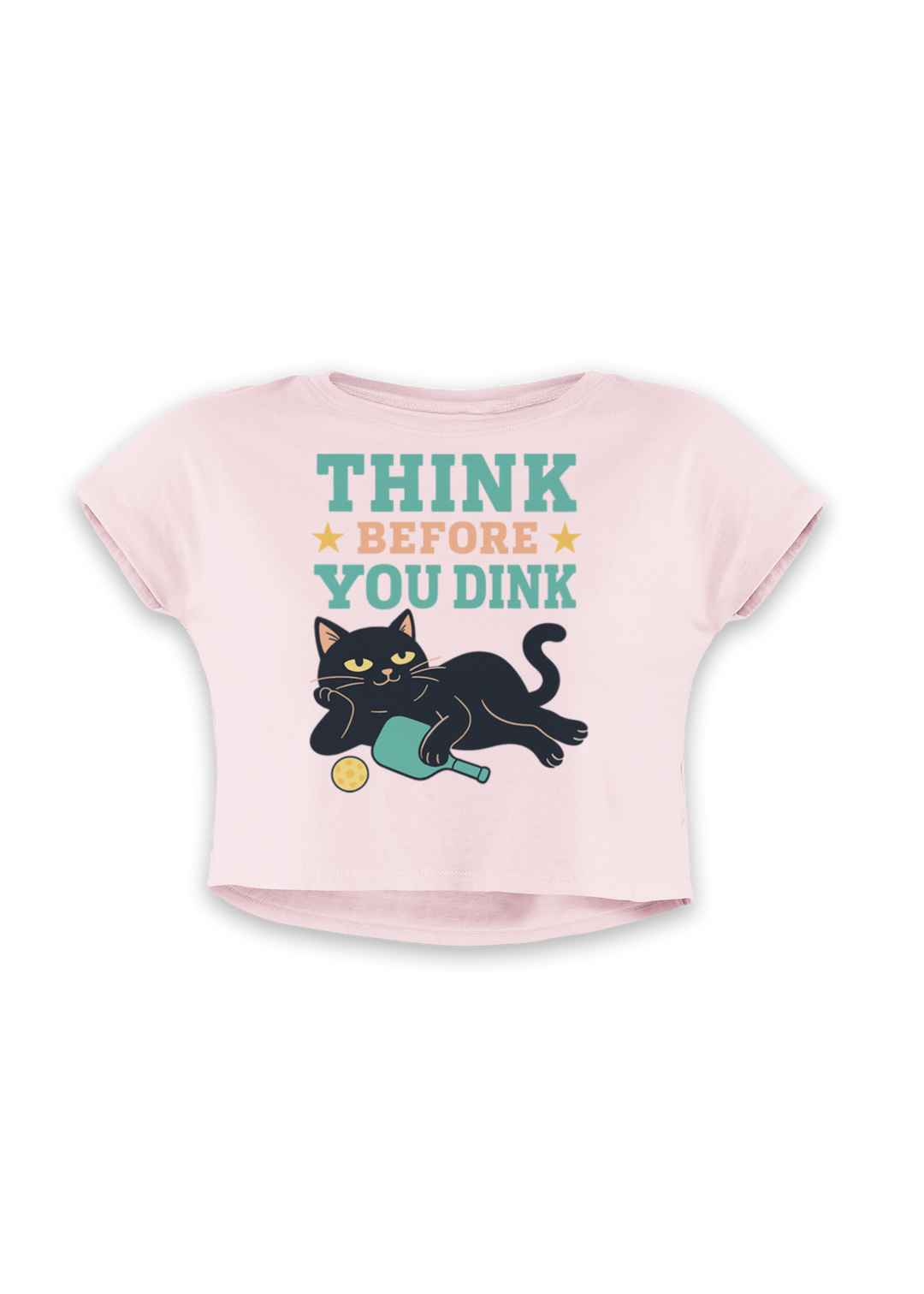 Think Before You Dink - Women's Crop Top