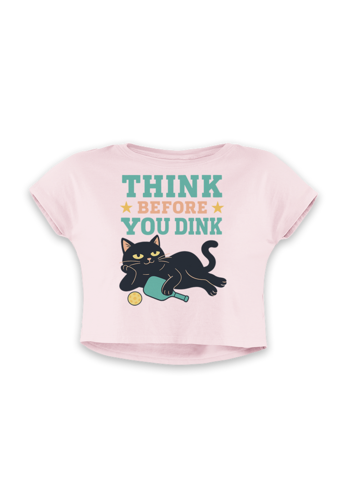 Think Before You Dink - Women's Crop Top