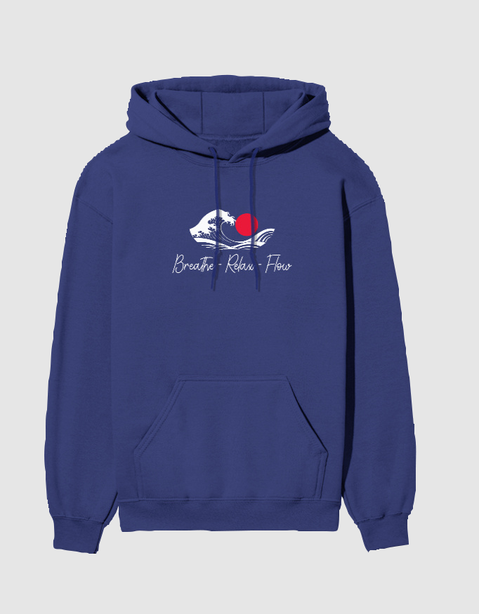 Breathe – Relax – Flow - Men Hoodie