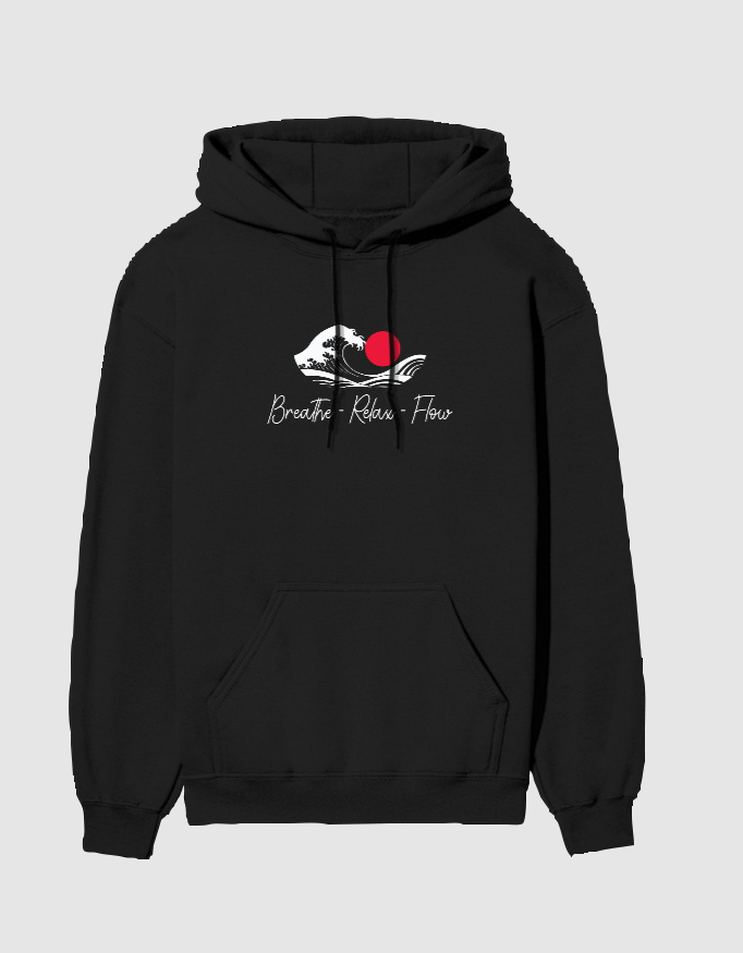 Breathe – Relax – Flow - Men Hoodie