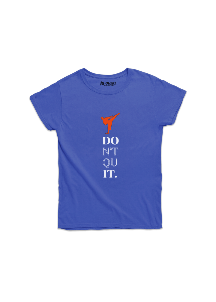 Don’t Quit Girls Karate T-Shirt