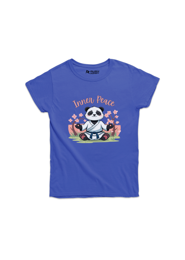 Inner Peace Panda Girls Classic T-Shirt