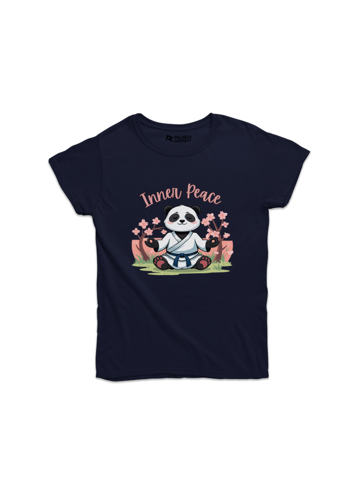 Inner Peace Panda Girls Classic T-Shirt