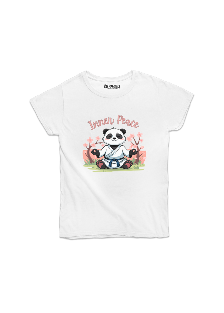 Inner Peace Panda Girls Classic T-Shirt